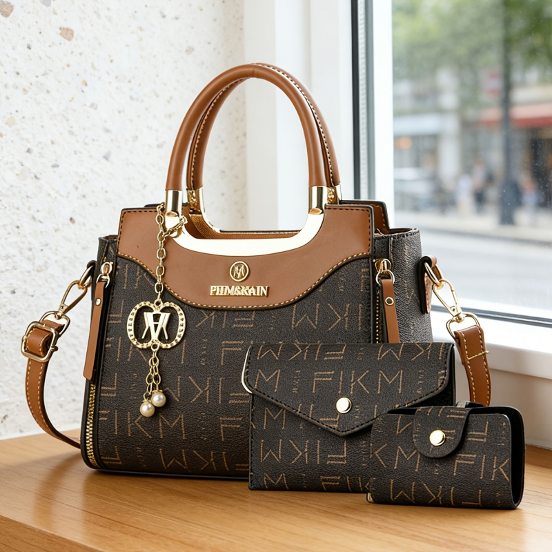 Luxury Bags For Women - 3-teiliges Set luxuriöser, hochwertiger bedruckter Taschen,