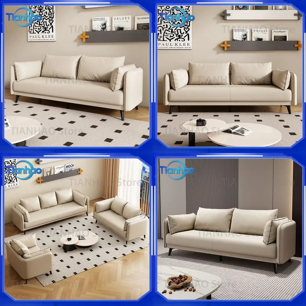 Luxury Bags Rental - Luxuriöses Katzenkrallen-Ledersofa für Kleine Wohnungen Federkern-Sitzsofa