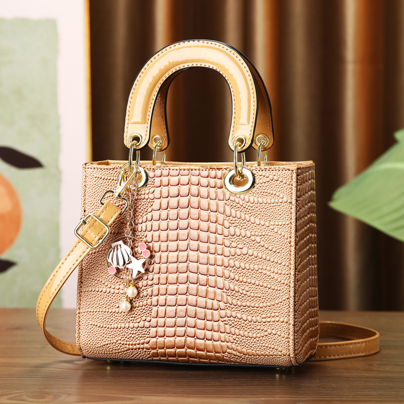 Luxury Bags Classy - Krokodil Muster Textur Kleine Quadratische Tasche