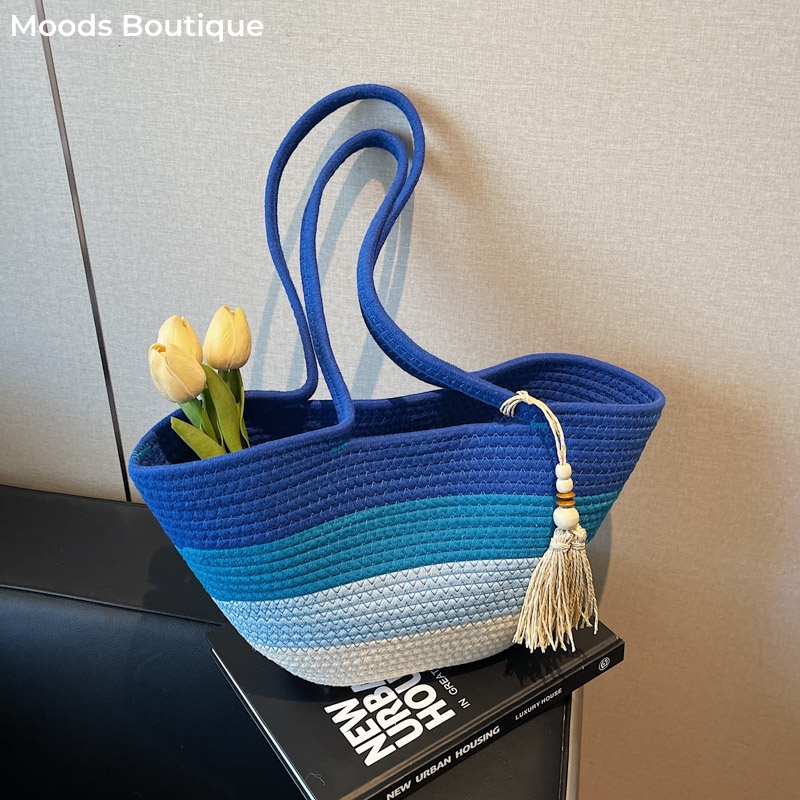 Luxury Bags Trend 2025 - taschen damen umhängetasche damen strandtasche Baumwollseil,