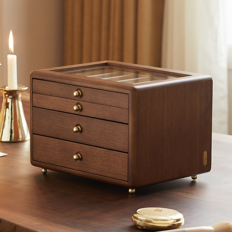 Luxury Bags List - Massivholz Schmuck Box Luxus Retro Lagerung