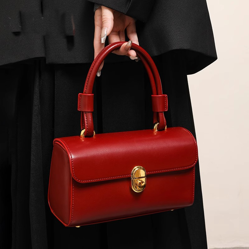 Luxury Bags Korea - Luxus Braut Rote Hochzeit Tasche Hohe