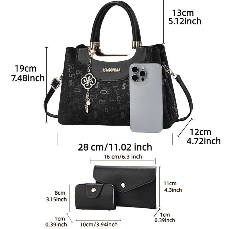 3-teiliges Modisches Damen-Han – Luxury Bags For Women Bewertung und Preis